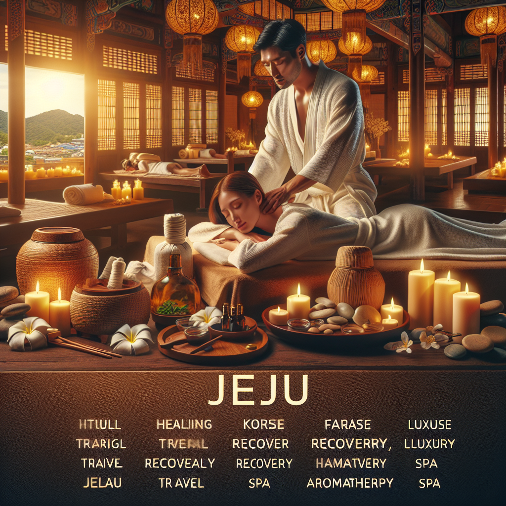 커플을 위한 제주 럭셔리 마사지